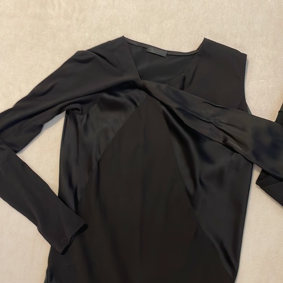 DONNA KARAN NEW YORK BLACK LABEL BLACK dress size 10 - Picture 6 of 10